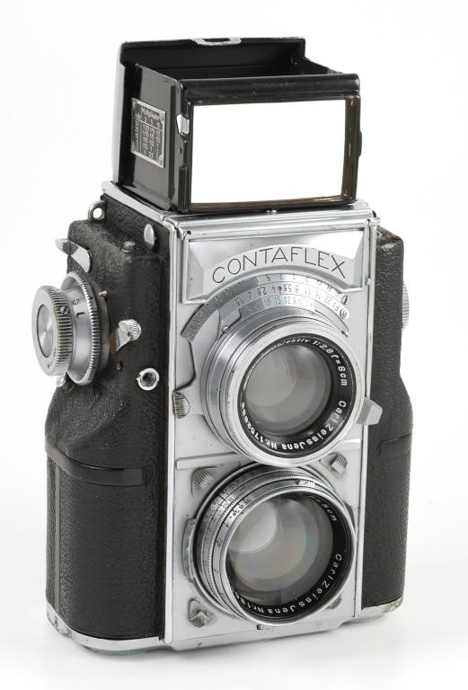 Appraisal: Exceedingly scarce s Contaflex twin lens reflex camera Carl Zeiss