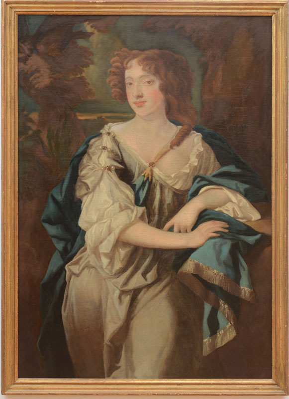 Appraisal: EUROPEAN SCHOOL PORTRAIT OF A LADY Oil on canvas unsigned