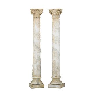 Appraisal: NEOCLASSICAL MARBLE PEDESTALS Probably Italy th c