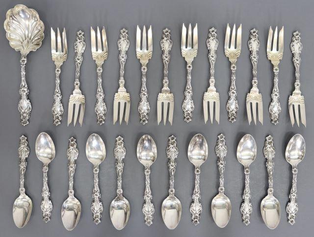 Appraisal: lot of American sterling silver flatware Whiting Manufacturing Company in