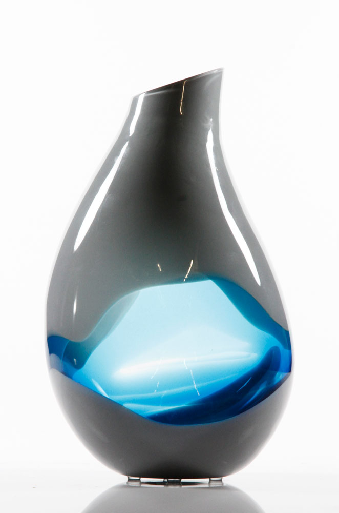 Appraisal: - Seguso Latticino Glass Vase Livio Seguso latticino glass vase