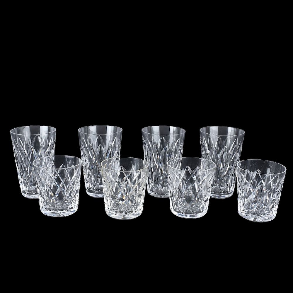 Appraisal: Eight Waterford Kinsale Crystal Tumblers Eight Waterford Kinsale Crystal Tumblers