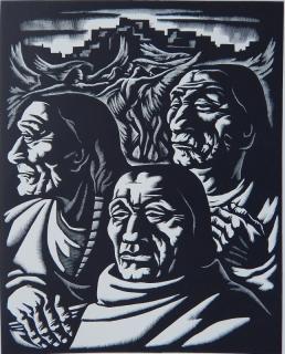 Appraisal: Howard Cook woodcut Howard Cook American - - ''Eagle Dance''