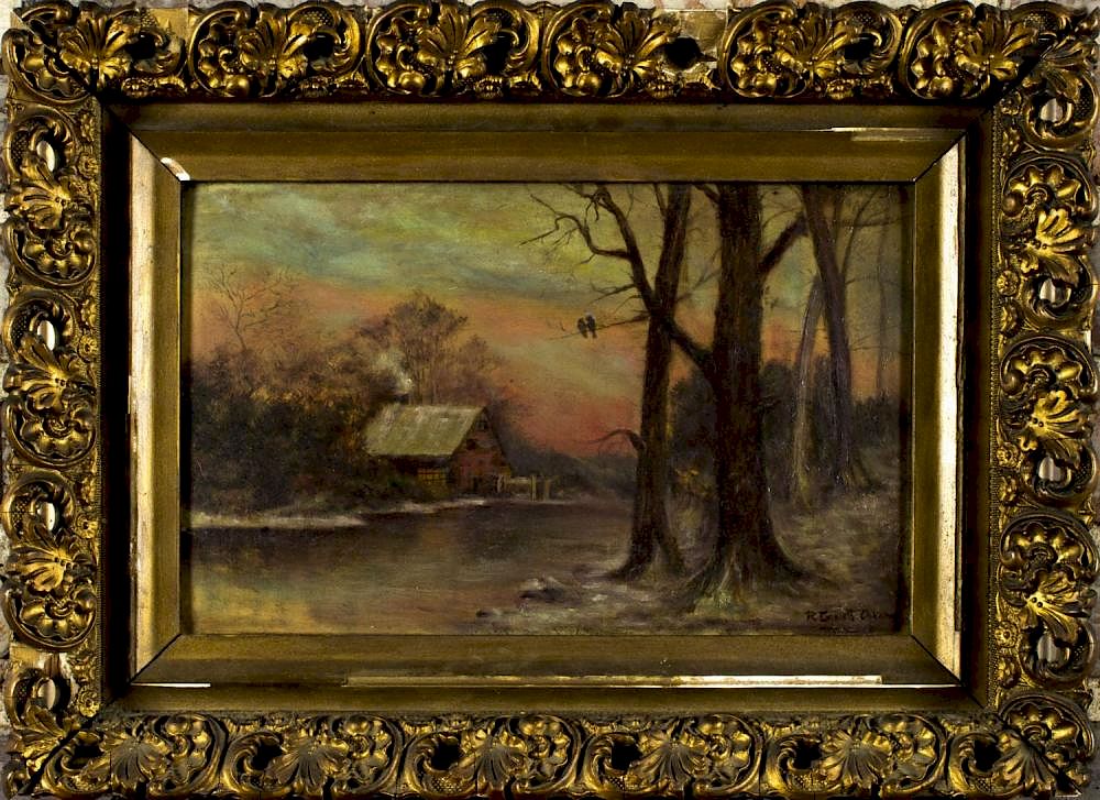 Appraisal: Robert Emmett Owen US - oil on board ARTIST Robert