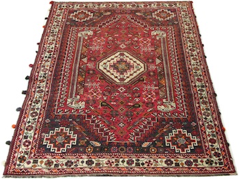 Appraisal: A Kashkai Carpet A Kashkai carpet approx '- x '-