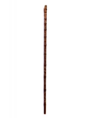 Appraisal: A Chinese walking stick circa with dog of Fo finial