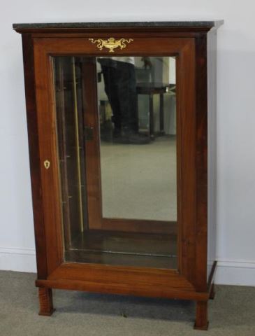 Appraisal: French Empire Bronze Mounted Door Bookcase From a West th