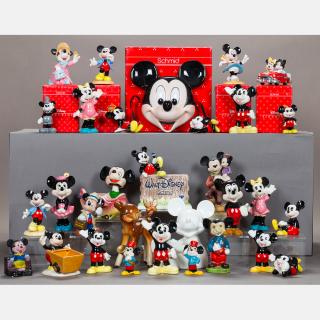 Appraisal: A Miscellaneous Collection of Ceramic Mickey Mouse and Disney Figurines