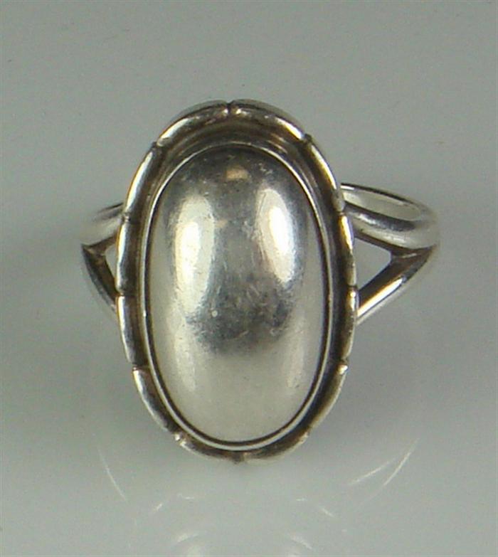 Appraisal: Georg Jensen sterling silver ring marked Georg Jensen S adjustable