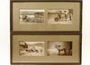 Appraisal: PAIR FRAMED ALBUMEN PHOTOS - Views of Mexico by Scott