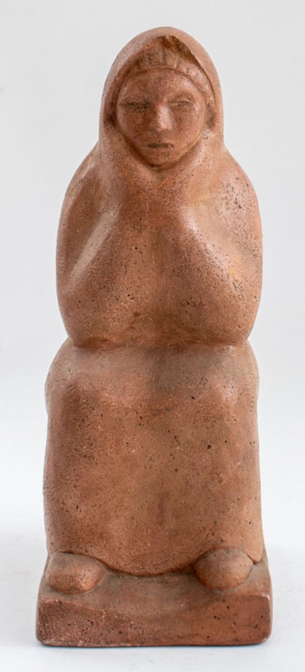 Appraisal: HENRY SCHONBAUER TERRACOTTA FIGURATIVE SCULPTURE Henry Schonbauer American - terracotta