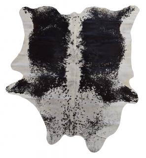 Appraisal: BRAZILIAN BLACK WHITE COWHIDE Brazilian black and white color cowhide