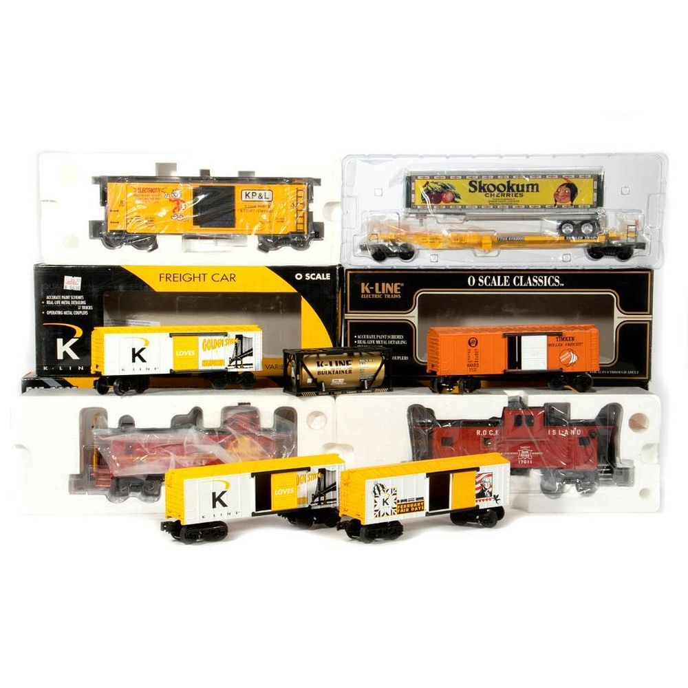 Appraisal: K-Line O Gauge Freight Cars K - ATSF Caboose K