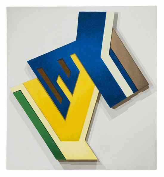 Appraisal: Richard Pettibone American b Frank Stella-Konskip III oil on canvas