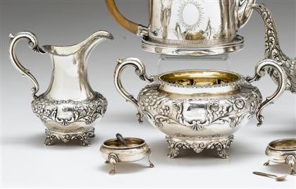 Appraisal: Victorian sterling silver creamer and sugar bowl charles lias london