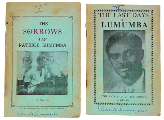 Appraisal: AFRICA LUMUMBA PATRICE The Last Days of Lumumba The Sorrows