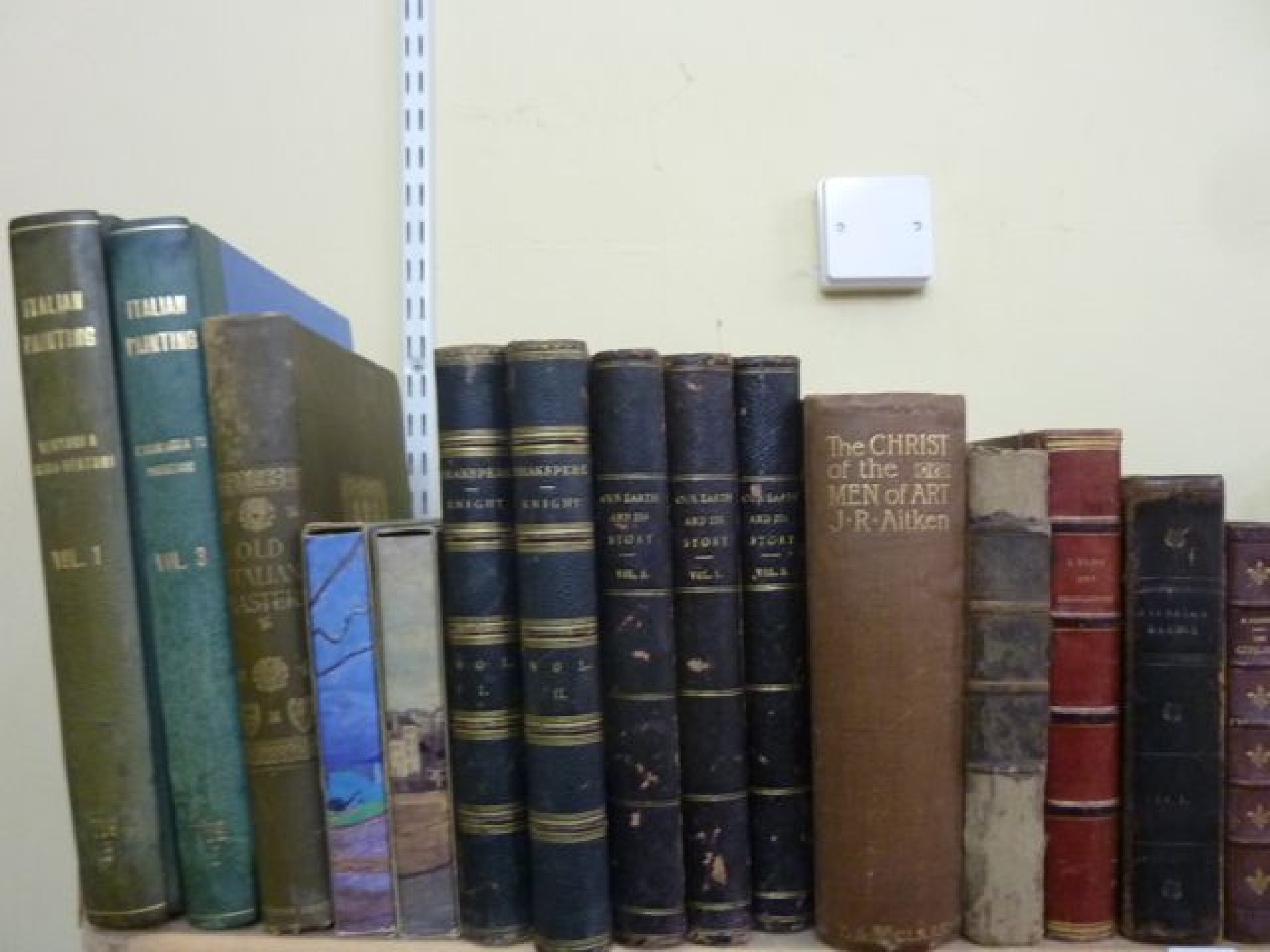 Appraisal: A collection of books principally leather bound including Shakespeare volumes