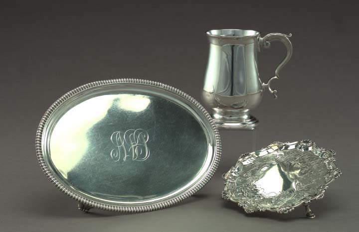 Appraisal: Fine and Rare George III Sterling Silver Tankard by Hester