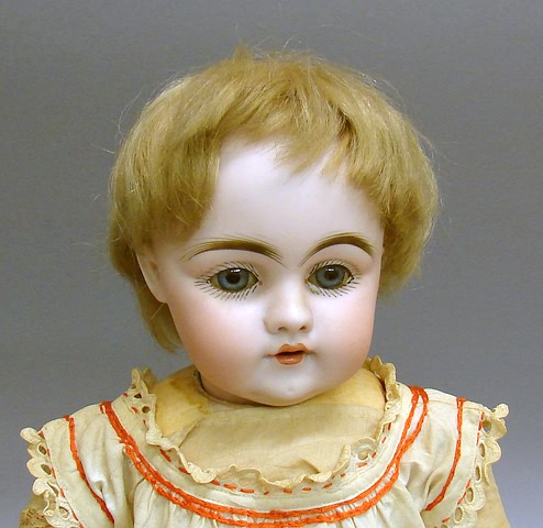 Appraisal: C Made in Germany character doll Blue sleep eyes open