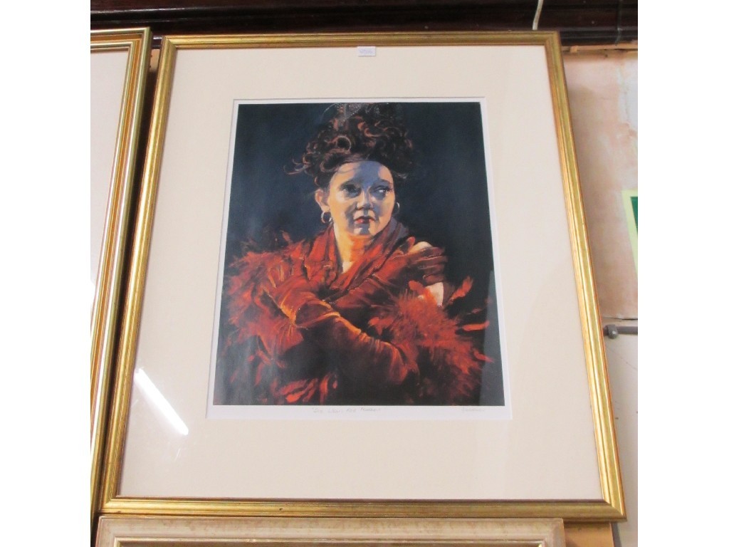 Appraisal: AFTER ALEXANDER GARDNER Limited Edition reproduction 'She Wears Red Feathers'