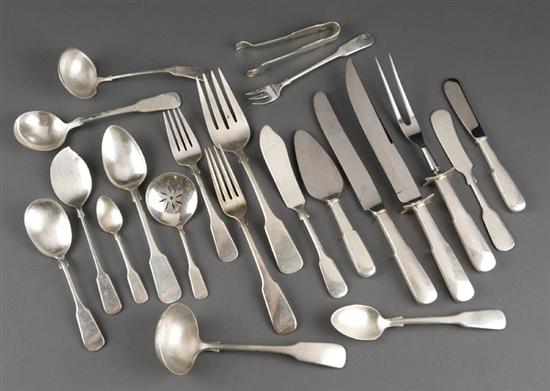 Appraisal: International sterling flatware service for plus extra utensils and serving