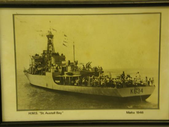 Appraisal: Ten various Royal Naval photographs and prints to include H