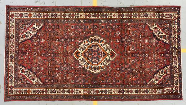 Appraisal: A Hamadan carpet size approximately ft in x ft in