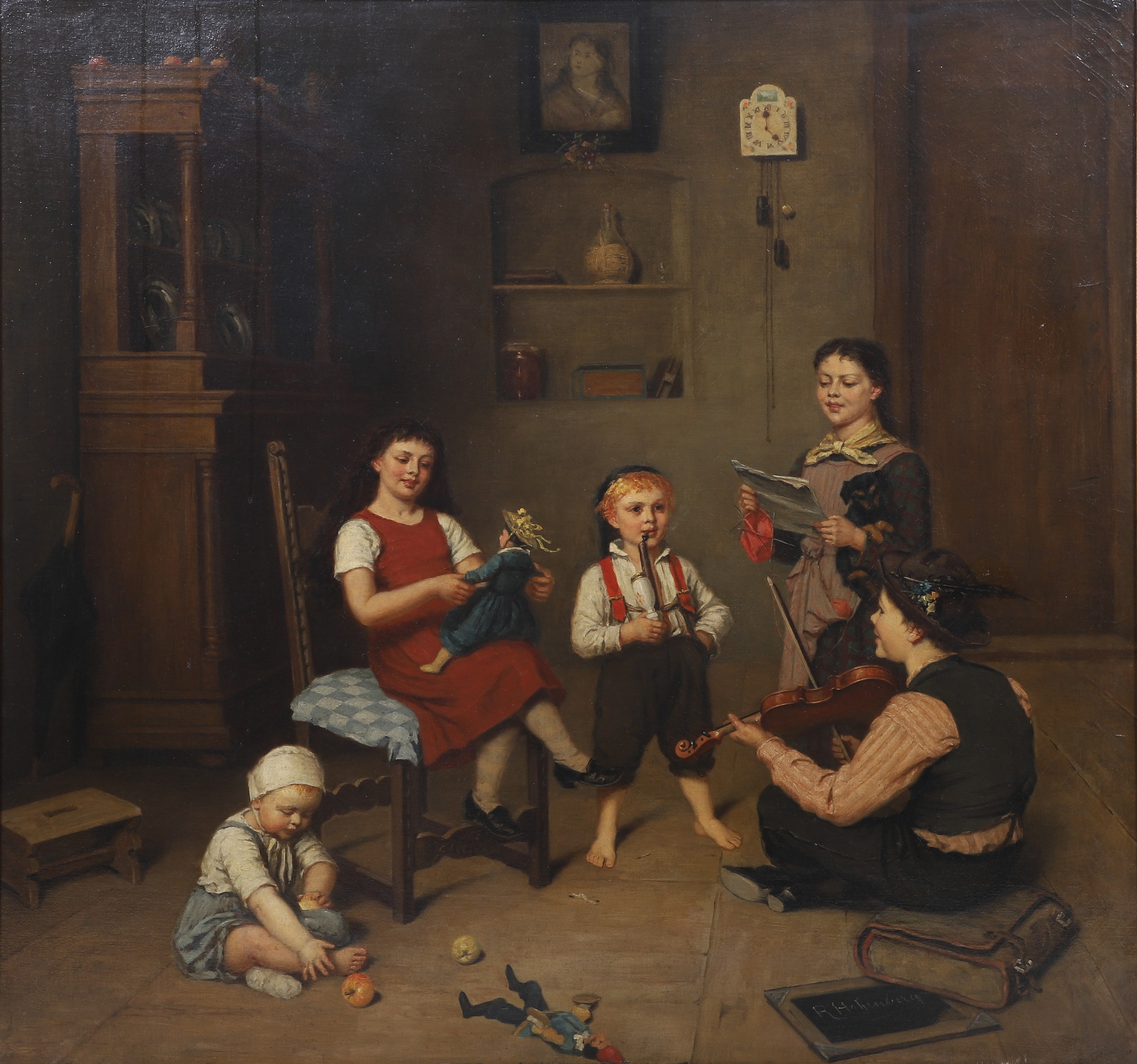 Appraisal: Rosa Hohenberg th - th c German Children at Play