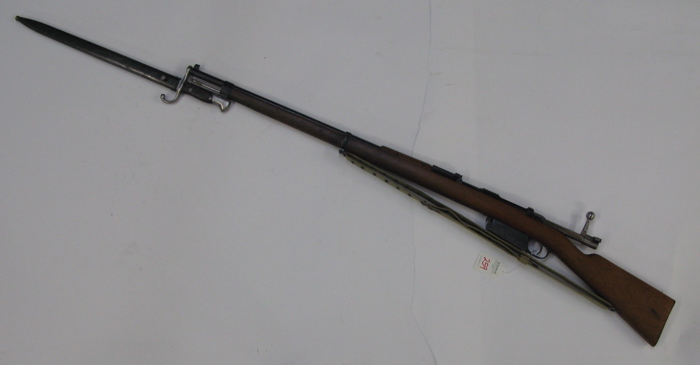 Appraisal: ARGENTINE MODEL MAUSER BOLT ACTION RIFLE x caliber barrel overall