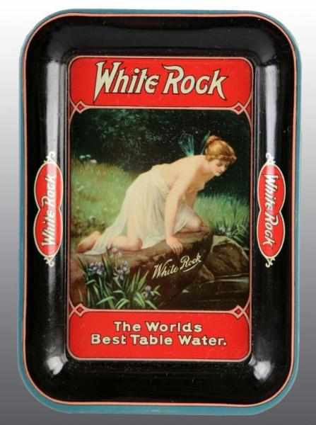 Appraisal: Tin White Rock Tip Tray Description Beautiful example Condition Near