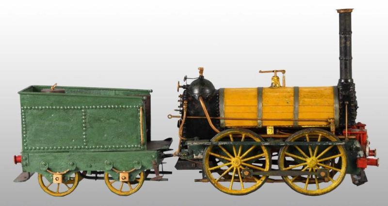 Appraisal: Large Early American Train Static Display Model Description Circa s