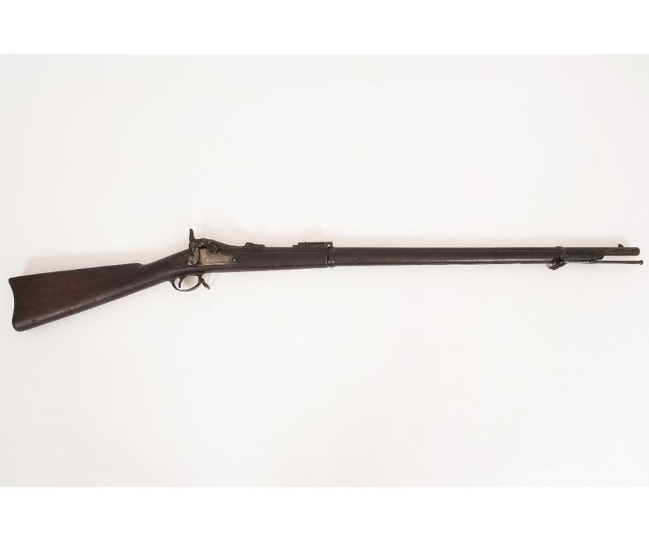 Appraisal: U S Springfield trap door percussion rifle U S model