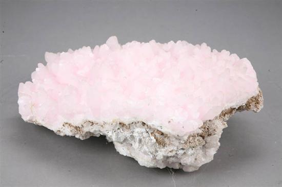 Appraisal: MINERAL SAMPLE Large piece of pale pink quartz x