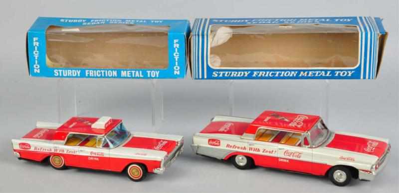 Appraisal: Lot of Taiyo Ford Coca-Cola Cars Description s Includes one