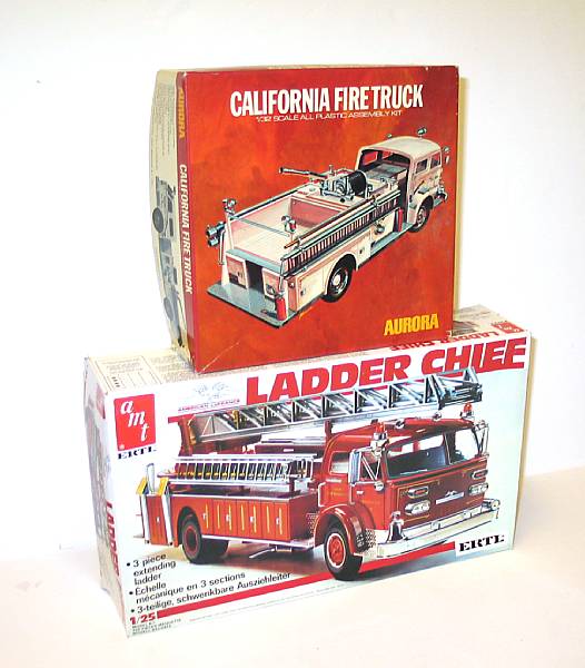 Appraisal: Emergency plastic model kits Lot includes a variety of emergency