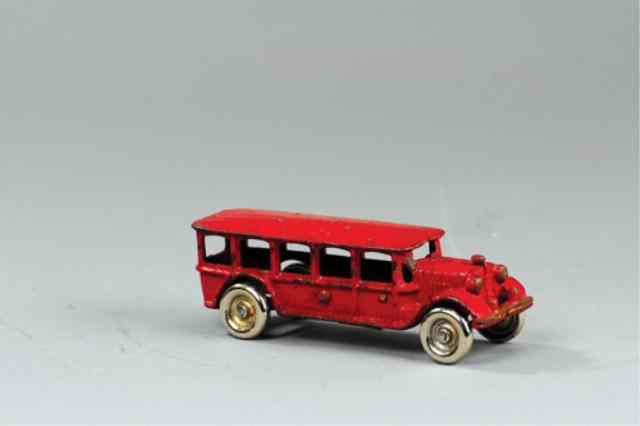 Appraisal: KENTON BUS City bus painted in red overall nickel disc