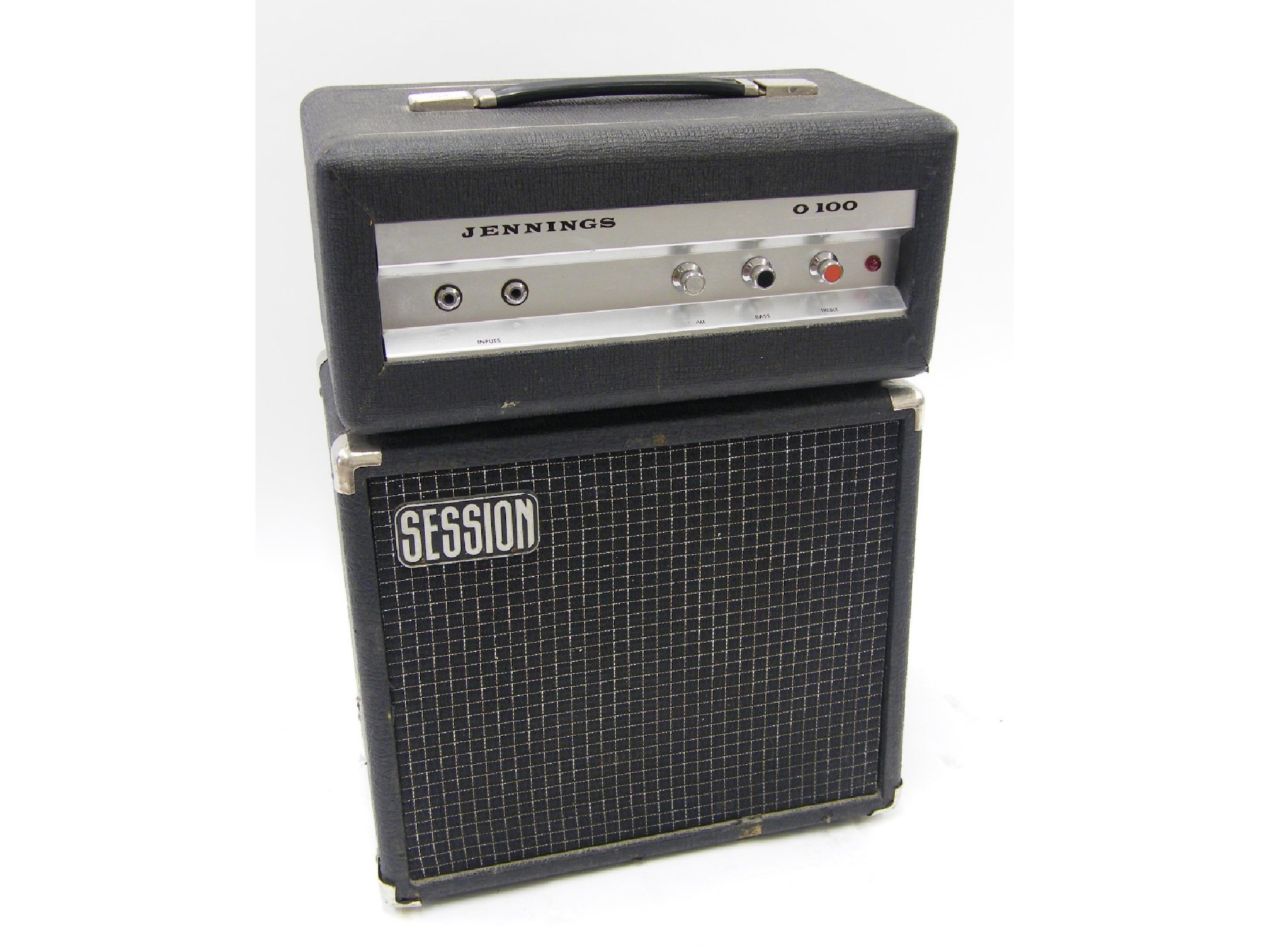 Appraisal: Jennings amplifier head together with a Session Sessionette guitar amplifier