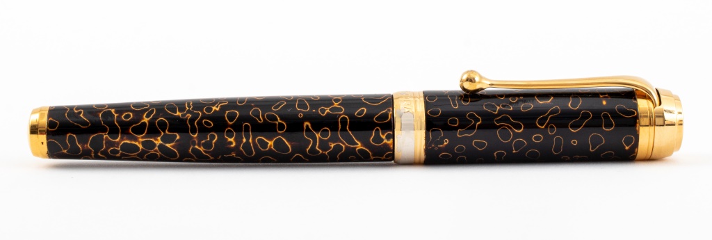 Appraisal: AURORA TALENTUM TSUYARU NURI K GOLD FOUNTAIN PEN Aurora Talentum