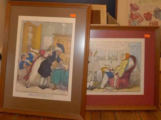 Appraisal: A GROUP OF REPRODUCTION PRINTS BY RONLANDSON DEPICTING MEDICAL SCENES