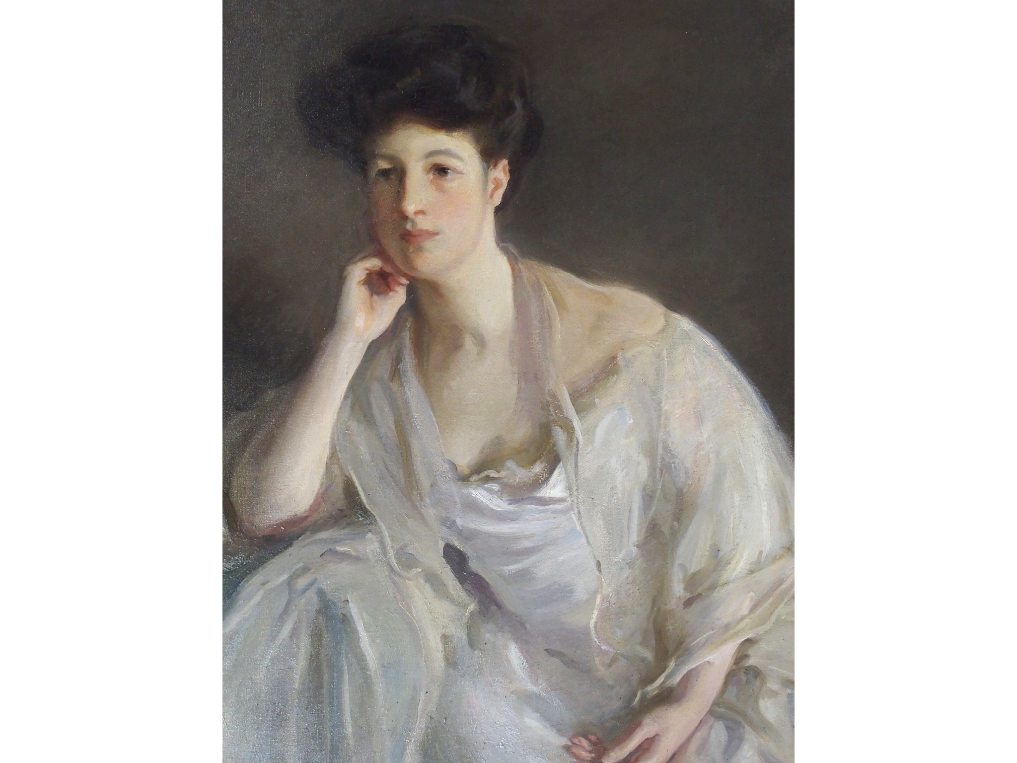 Appraisal: CAMPBELL LINDSAY SMITH British - PORTRAIT OF A LADYOil on