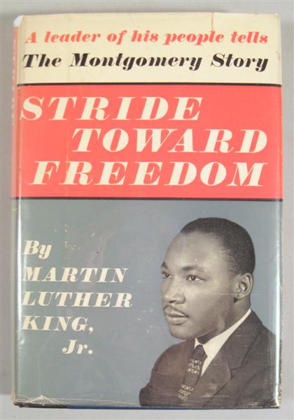 Appraisal: vol King Martin Luther Jr Stride Toward Freedom New York