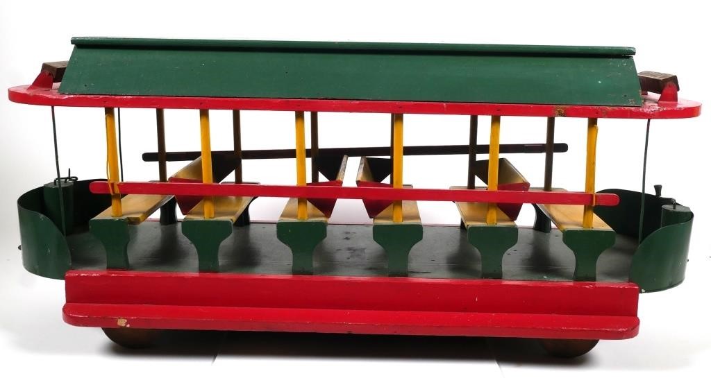 Appraisal: Model of NY trolley from Tuckahoe to Midtown Manhattan Made