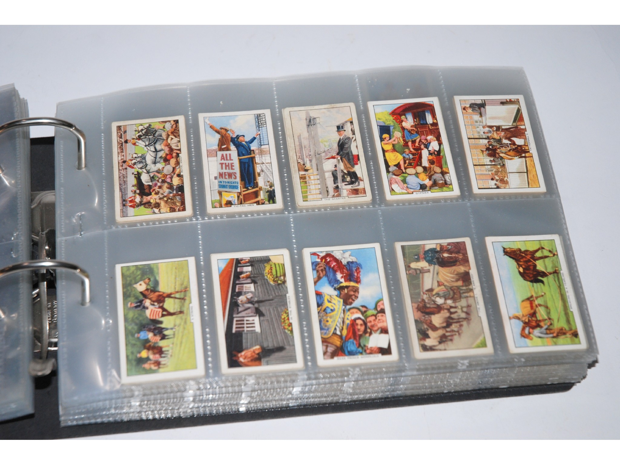 Appraisal: A large collection of cigarette cards sets including Wills Godfrey