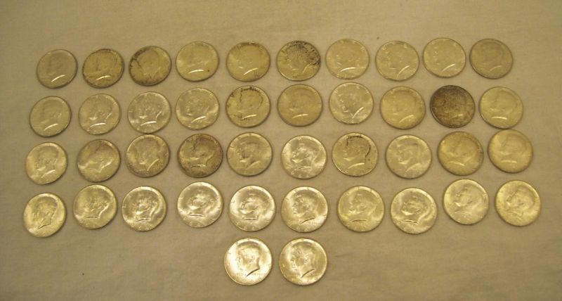 Appraisal: - Silver Kennedy Dollars