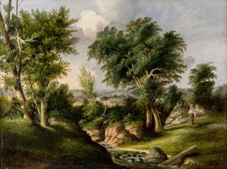 Appraisal: CHARLES H CODMAN AMERICAN - Landscape with Figures c -