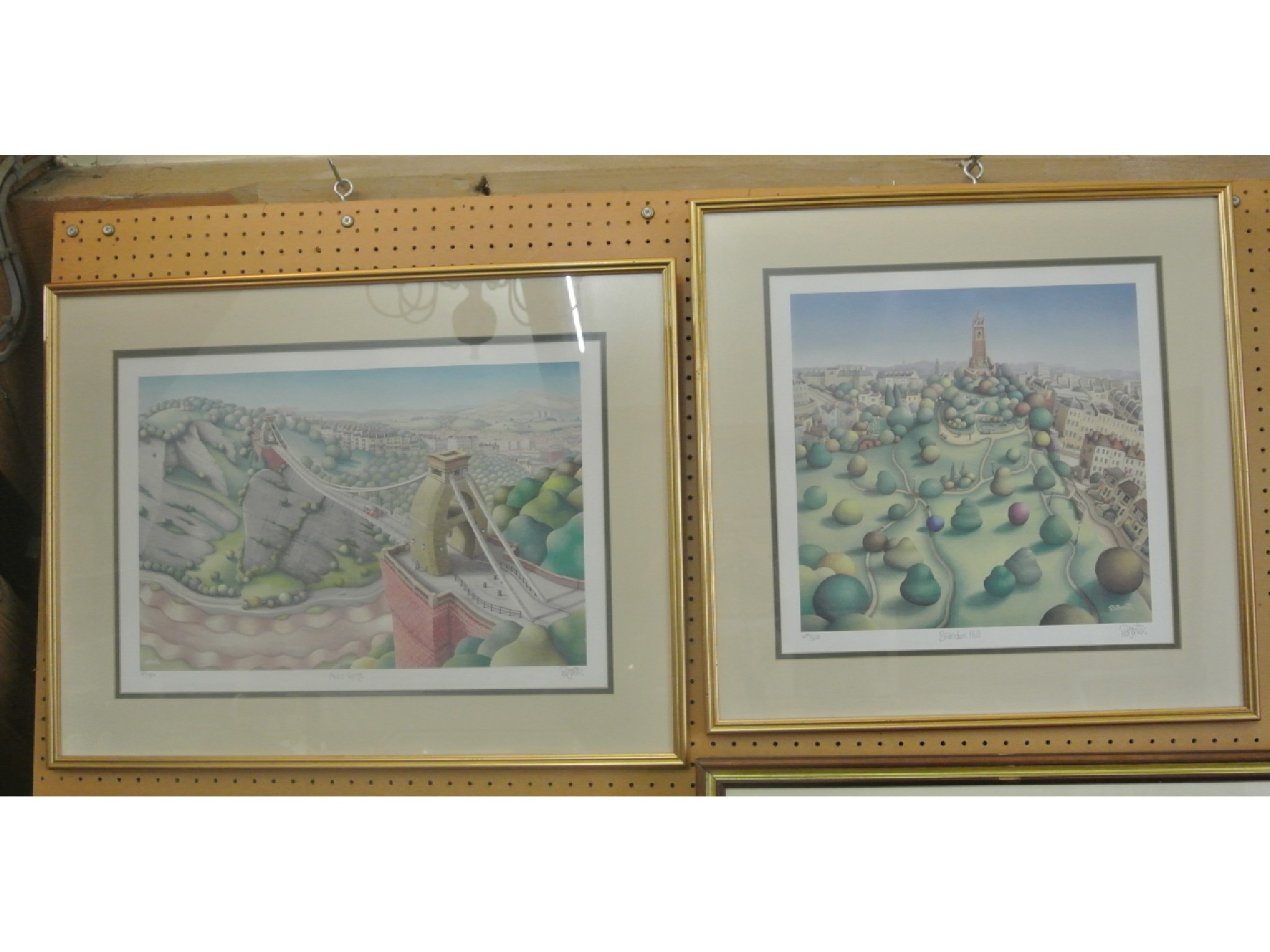 Appraisal: Two signed coloured limited edition prints after R W Forster