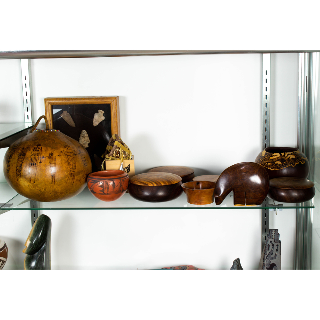 Appraisal: LOT OF GROUP OF WOOD BOWLS lot of Group of