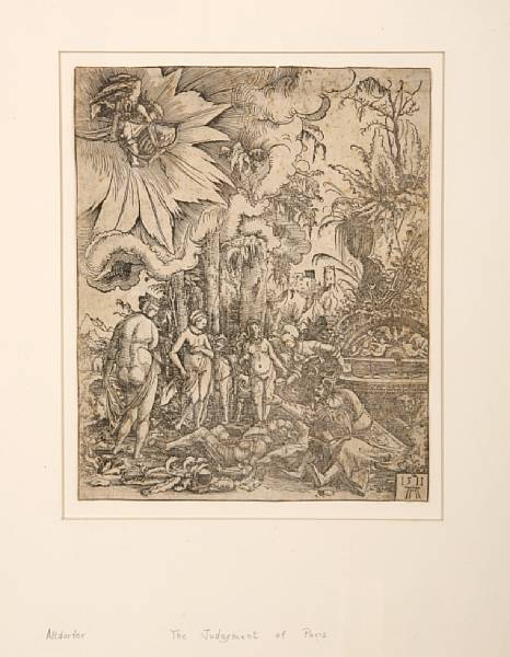 Appraisal: Albrecht Altdorfer German - Judgement of Paris B Holl G