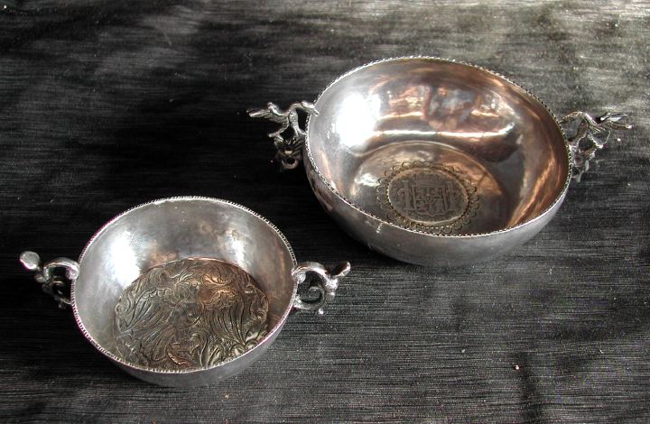 Appraisal: Two Sterling Silver Bowls fourth quarter th century one a