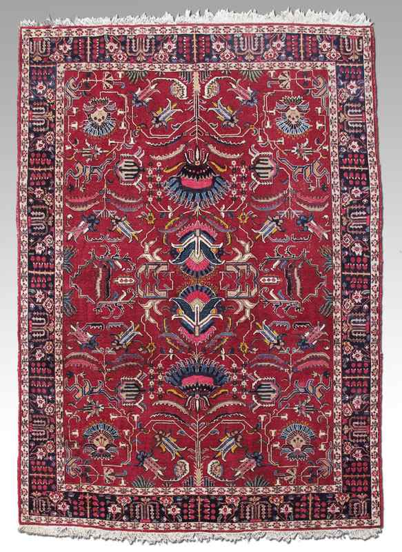 Appraisal: MODERN PERSIAN HAND KNOTTED WOOL RUG ' '' x ''